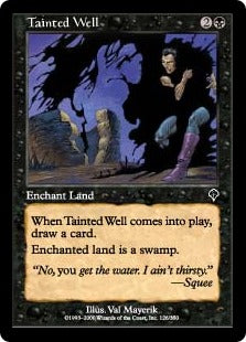 [126]【JP】【FOIL】汚れた井戸/Tainted Well【INV】[C][黒]