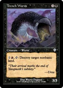 [127]【JP】【FOIL】塹壕のワーム/Trench Wurm【INV】[U][黒]