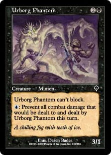 [132]【JP】アーボーグの幻影/Urborg Phantom【INV】[C][黒]