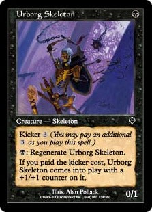 [134]【JP】【FOIL】アーボーグの骸骨/Urborg Skeleton【INV】[C][黒]