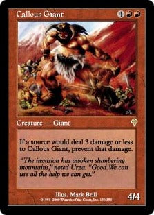 [139]【JP】無神経な巨人/Callous Giant【INV】[R][赤]