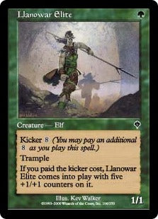 [196]【JP】ラノワールの精鋭/Llanowar Elite【INV】[C][緑]
