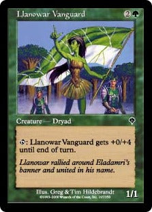 [197]【EN】ラノワールの先兵/Llanowar Vanguard【INV】[C][緑]