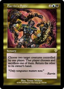 [235]【EN】【FOIL】バリンの悪意/Barrin's Spite【INV】[R][多色]