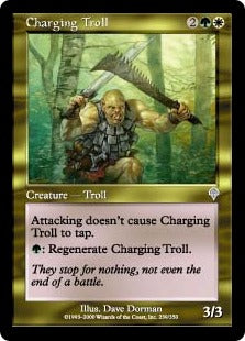 [239]【EN】【FOIL】突進するトロール/Charging Troll【INV】[U][多色]