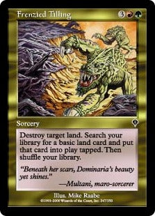 [247]【EN】【FOIL】激情の耕作/Frenzied Tilling【INV】[C][多色]