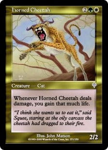 [251]【EN】【FOIL】有角チータ/Horned Cheetah【INV】[U][多色]