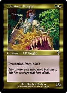 [254]【JP】ラノワールの騎士/Llanowar Knight【INV】[C][多色]