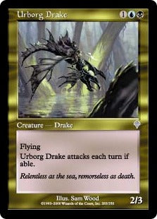 [283]【EN】【FOIL】アーボーグのドレイク/Urborg Drake【INV】[U][多色]