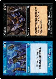 [294]【EN】【FOIL】悪意+敵意/Spite+Malice【INV】[U][多色]