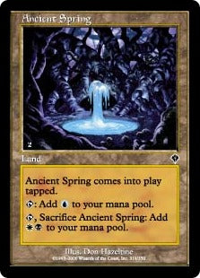 [319]【JP】【FOIL】古き泉/Ancient Spring【INV】[C][土地]