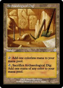 [320]【EN】【FOIL】遺跡発掘現場/Archaeological Dig【INV】[U][土地]