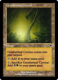 [323]【EN】【FOIL】地熱の割れ目/Geothermal Crevice【INV】[C][土地]
