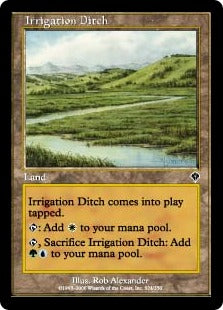 [324]【JP】【FOIL】用水路/Irrigation Ditch【INV】[C][土地]