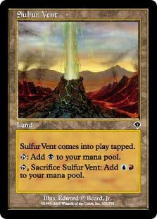 [328]【JP】【FOIL】硫黄孔/Sulfur Vent【INV】[C][土地]