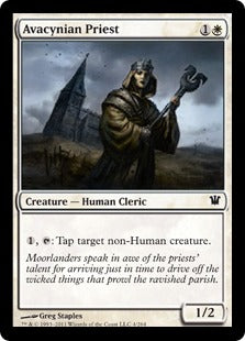 [004]【EN】アヴァシン教の僧侶/Avacynian Priest【ISD】[C][白]