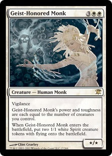 [017]【EN】【FOIL】霊誉の僧兵/Geist-Honored Monk【ISD】[R][白]
