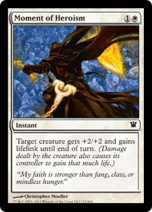 [024]【EN】【FOIL】勇壮の時/Moment of Heroism【ISD】[C][白]