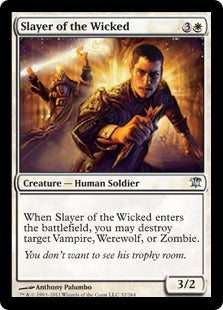 [032]【EN】【FOIL】忌まわしきものの処刑者/Slayer of the Wicked【ISD】[U][白]
