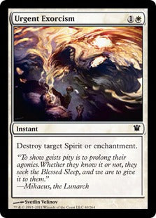 [040]【EN】【FOIL】緊急の除霊/Urgent Exorcism【ISD】[C][白]