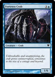 [056]【EN】【FOIL】要塞ガニ/Fortress Crab【ISD】[C][青]
