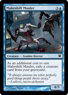 [065]【EN】その場しのぎのやっかいもの/Makeshift Mauler【ISD】[C][青]