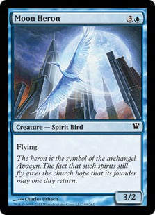 [069]【EN】【FOIL】月鷺/Moon Heron【ISD】[C][青]