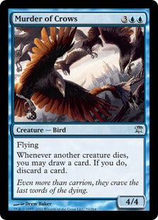 [070]【EN】【FOIL】カラスの群れ/Murder of Crows【ISD】[U][青]