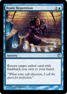 [072]【EN】【FOIL】ルーンの反復/Runic Repetition【ISD】[U][青]