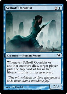 [073]【EN】【FOIL】セルホフの密教信者/Selhoff Occultist【ISD】[C][青]