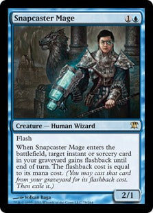 [078]【EN】【FOIL】瞬唱の魔道士/Snapcaster Mage【ISD】[R][青]
