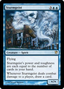 [082]【EN】【FOIL】嵐霊/Sturmgeist【ISD】[R][青]
