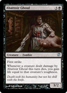 [085]【EN】【FOIL】肉切り屋のグール/Abattoir Ghoul【ISD】[U][黒]