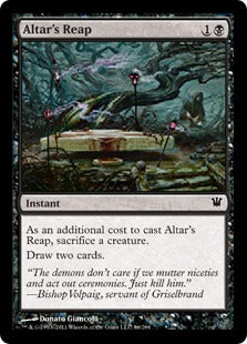 [086]【EN】【FOIL】祭壇の刈り取り/Altar's Reap【ISD】[C][黒]