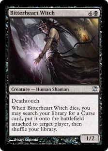 [088]【EN】【FOIL】苦心の魔女/Bitterheart Witch【ISD】[U][黒]