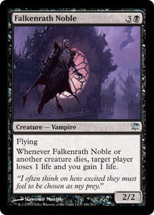 [100]【EN】ファルケンラスの貴族/Falkenrath Noble【ISD】[U][黒]