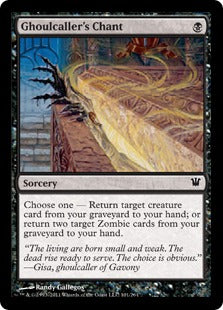 [101]【EN】【FOIL】グール呼びの詠唱/Ghoulcaller's Chant【ISD】[C][黒]