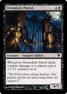 [118]【EN】【FOIL】流城の巡回兵/Stromkirk Patrol【ISD】[C][黒]