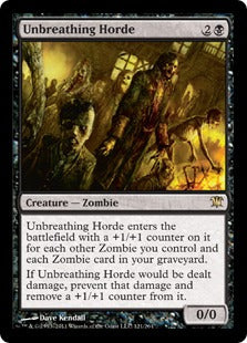 [121]【EN】【FOIL】息せぬ群れ/Unbreathing Horde【ISD】[R][黒]