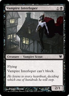 [123]【EN】【FOIL】吸血鬼の侵入者/Vampire Interloper【ISD】[C][黒]