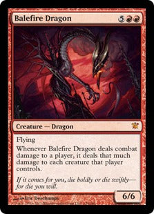 [129]【EN】災火のドラゴン/Balefire Dragon【ISD】[M][赤]