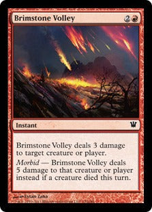 [132]【EN】硫黄の流弾/Brimstone Volley【ISD】[C][赤]