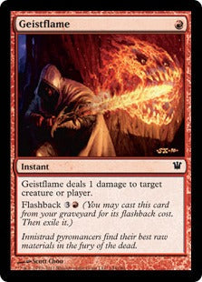 [144]【EN】【FOIL】霊炎/Geistflame【ISD】[C][赤]