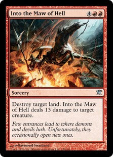 [150]【EN】【FOIL】地獄の口の中/Into the Maw of Hell【ISD】[U][赤]