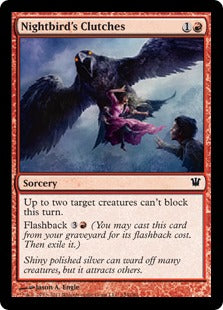 [154]【EN】【FOIL】夜鳥の手中/Nightbird's Clutches【ISD】[C][赤]