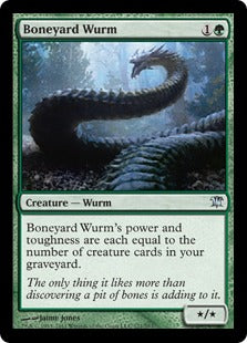 [171]【EN】【FOIL】骨塚のワーム/Boneyard Wurm【ISD】[U][緑]