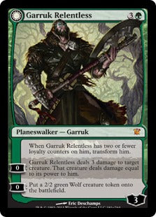 [181]【EN】【FOIL】情け知らずのガラク/Garruk Relentless【ISD】[M][緑]