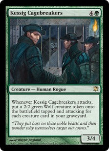 [189]【EN】【FOIL】ケッシグの檻破り/Kessig Cagebreakers【ISD】[R][緑]