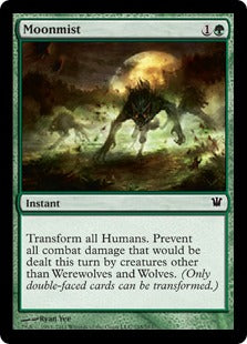 [195]【EN】【FOIL】月霧/Moonmist【ISD】[C][緑]