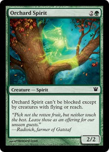[198]【EN】【FOIL】果樹園の霊魂/Orchard Spirit【ISD】[C][緑]